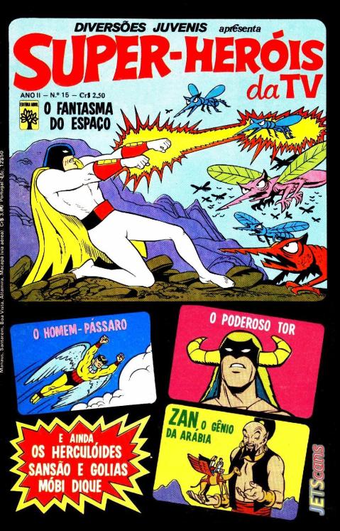 Capa de Super-Heróis da TV - Diversões Juvenis #15